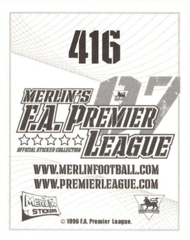 2006-07 Merlin F.A. Premier League 2007 #416 Michael Tonge Back