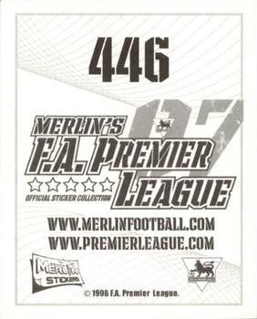 2006-07 Merlin F.A. Premier League 2007 #446 Mido Back