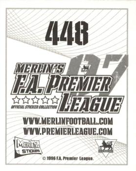 2006-07 Merlin F.A. Premier League 2007 #448 Logo Back