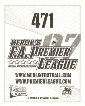 2006-07 Merlin F.A. Premier League 2007 #471 Hameur Bouazza Back
