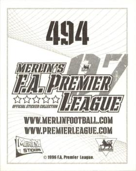 2006-07 Merlin F.A. Premier League 2007 #494 Marlon Harewood Back