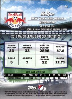2017 Stadium Club MLS - Silver Ice #24 Felipe Back