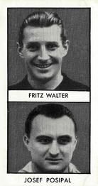 1958 D.C. Thomson Adventure World Cup Footballers #12 Fritz Walter/ Josef Posipal Front
