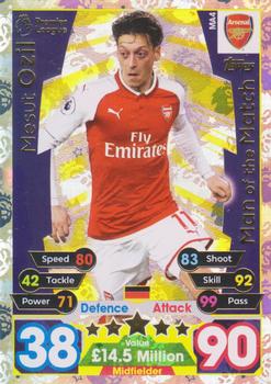 2017-18 Topps Match Attax Premier League Extra - Man of the Match #MA4 Mesut Ozil Front