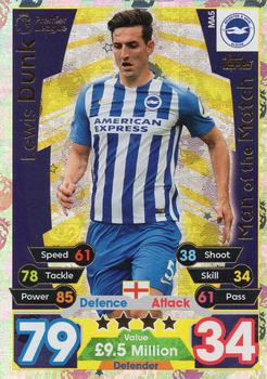 2017-18 Topps Match Attax Premier League Extra - Man of the Match #MA5 Lewis Dunk Front