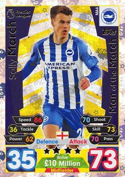 2017-18 Topps Match Attax Premier League Extra - Man of the Match #MA6 Solly March Front