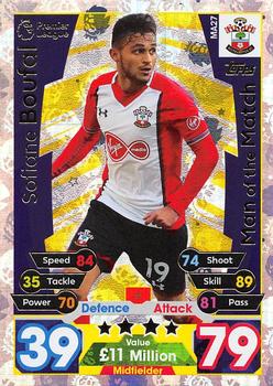2017-18 Topps Match Attax Premier League Extra - Man of the Match #MA27 Sofiane Boufal Front