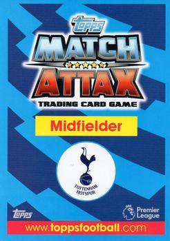 2017-18 Topps Match Attax Premier League Extra - Man of the Match #MA34 Dele Alli Back
