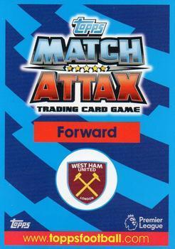 2017-18 Topps Match Attax Premier League Extra - Man of the Match #MA40 Marko Arnautovic Back
