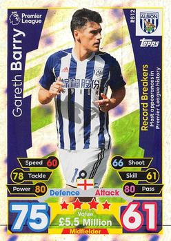 2017-18 Topps Match Attax Premier League Extra - Record Breakers #RB12 Gareth Barry Front
