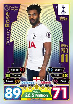 2017-18 Topps Match Attax Premier League Extra - Pro 11 #P27 Danny Rose Front