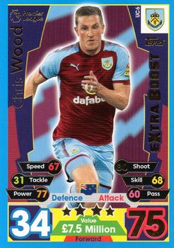 2017-18 Topps Match Attax Premier League Extra - Extra Boost #UC6 Chris Wood Front