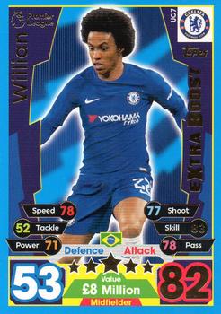 2017-18 Topps Match Attax Premier League Extra - Extra Boost #UC7 Willian Front