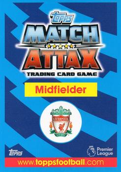 2017-18 Topps Match Attax Premier League Extra - Extra Boost #UC16 Emre Can Back