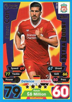 2017-18 Topps Match Attax Premier League Extra - Extra Boost #UC16 Emre Can Front