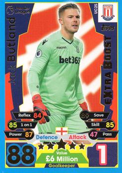 2017-18 Topps Match Attax Premier League Extra - Extra Boost #UC25 Jack Butland Front