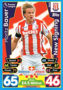 2017-18 Topps Match Attax Premier League Extra - New Signing #NS22 Moritz Bauer Front