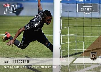 2018 Topps Now MLS #22 Latif Blessing Front