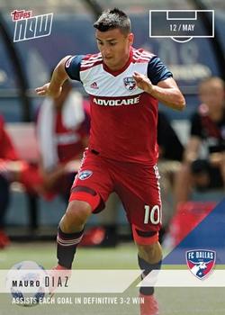 2018 Topps Now MLS #31 Mauro Diaz Front