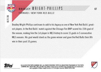 2018 Topps Now MLS #67 Bradley Wright-Phillips Back