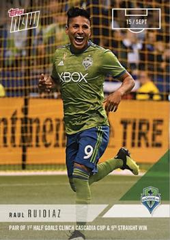 2019 Topps MLS #106 Raul Ruidiaz Seattle Sounders FC Soccer Card