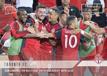2018 Topps Now MLS #83 Toronto FC Front
