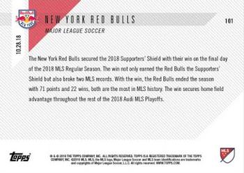 2018 Topps Now MLS #101 New York Red Bulls Back