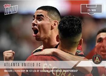 2018 Topps Now MLS #115 Atlanta United FC Front