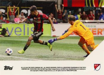 2018 Topps Now MLS #119 Josef Martinez Back