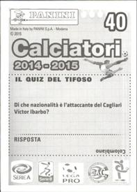 2014-15 Panini Calciatori Stickers #40 Marco Capuano Back