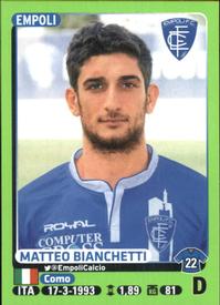 2014-15 Panini Calciatori Stickers #116 Matteo Bianchetti Front