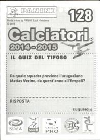 2014-15 Panini Calciatori Stickers #128 Francesco Tavano Back