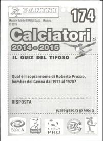 2014-15 Panini Calciatori Stickers #174 Leandro Greco Back