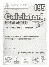 2014-15 Panini Calciatori Stickers #195 Rafael Marques Back