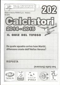 2014-15 Panini Calciatori Stickers #202 Nico Lopez Back