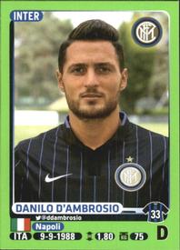 2014-15 Panini Calciatori Stickers #219 Danilo D'Ambrosio Front