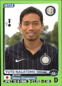 2014-15 Panini Calciatori Stickers #222 Yuto Nagatomo Front
