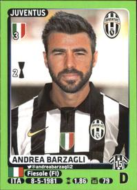 2014-15 Panini Calciatori Stickers #240 Andrea Barzagli Front