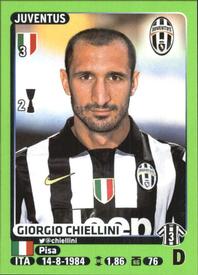 2014-15 Panini Calciatori Stickers #243 Giorgio Chiellini Front