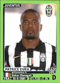 2014-15 Panini Calciatori Stickers #247 Patrice Evra Front