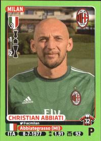 2014-15 Panini Calciatori Stickers #291 Christian Abbiati Front