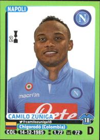 2014-15 Panini Calciatori Stickers #322 Camilo Zuniga Front