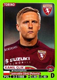 2014-15 Panini Calciatori Stickers #474 Kamil Glik Front