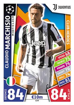 2017-18 Topps Match Attax UEFA Champions League - Club Heroes #CH9 Claudio Marchisio Front