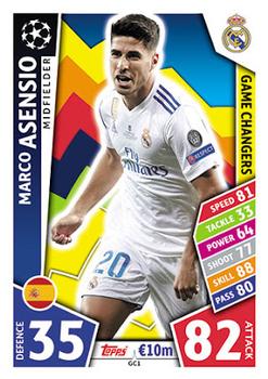 2017-18 Topps Match Attax UEFA Champions League - Game Changers #GC1 Marco Asensio Front