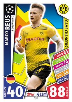 2017-18 Topps Match Attax UEFA Champions League - Game Changers #GC5 Marco Reus Front