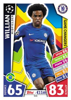2017-18 Topps Match Attax UEFA Champions League - Game Changers #GC6 Willian Front