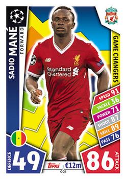 2017-18 Topps Match Attax UEFA Champions League - Game Changers #GC8 Sadio Mane Front