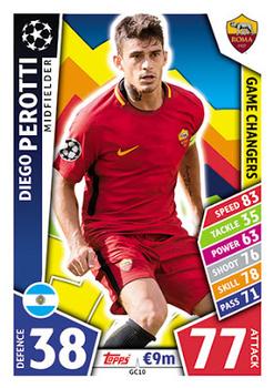 2017-18 Topps Match Attax UEFA Champions League - Game Changers #GC10 Diego Perotti Front