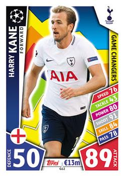 2017-18 Topps Match Attax UEFA Champions League - Game Changers #GC12 Harry Kane Front